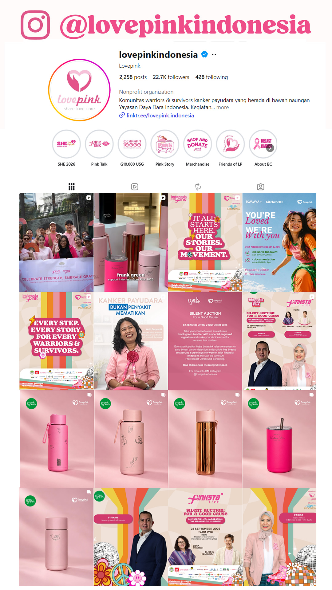 Lovepink Indonesia Instagram